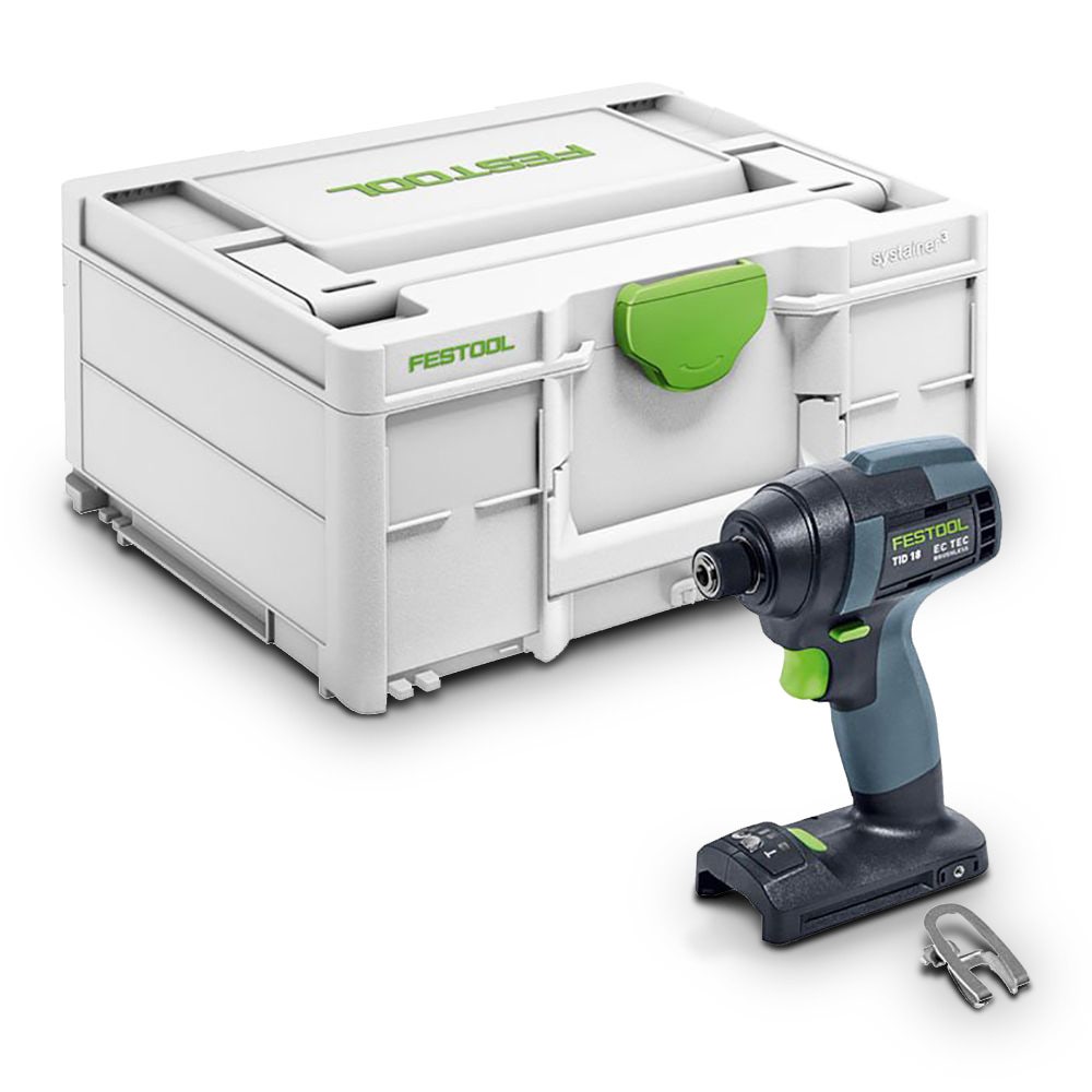 Parafusadeira de impacto sem escova FESTOOL 18 V TID, cor básica, modelo 576481