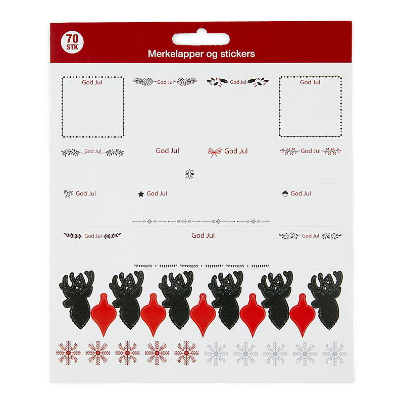 Home Merkelapp/stickers 70 stk