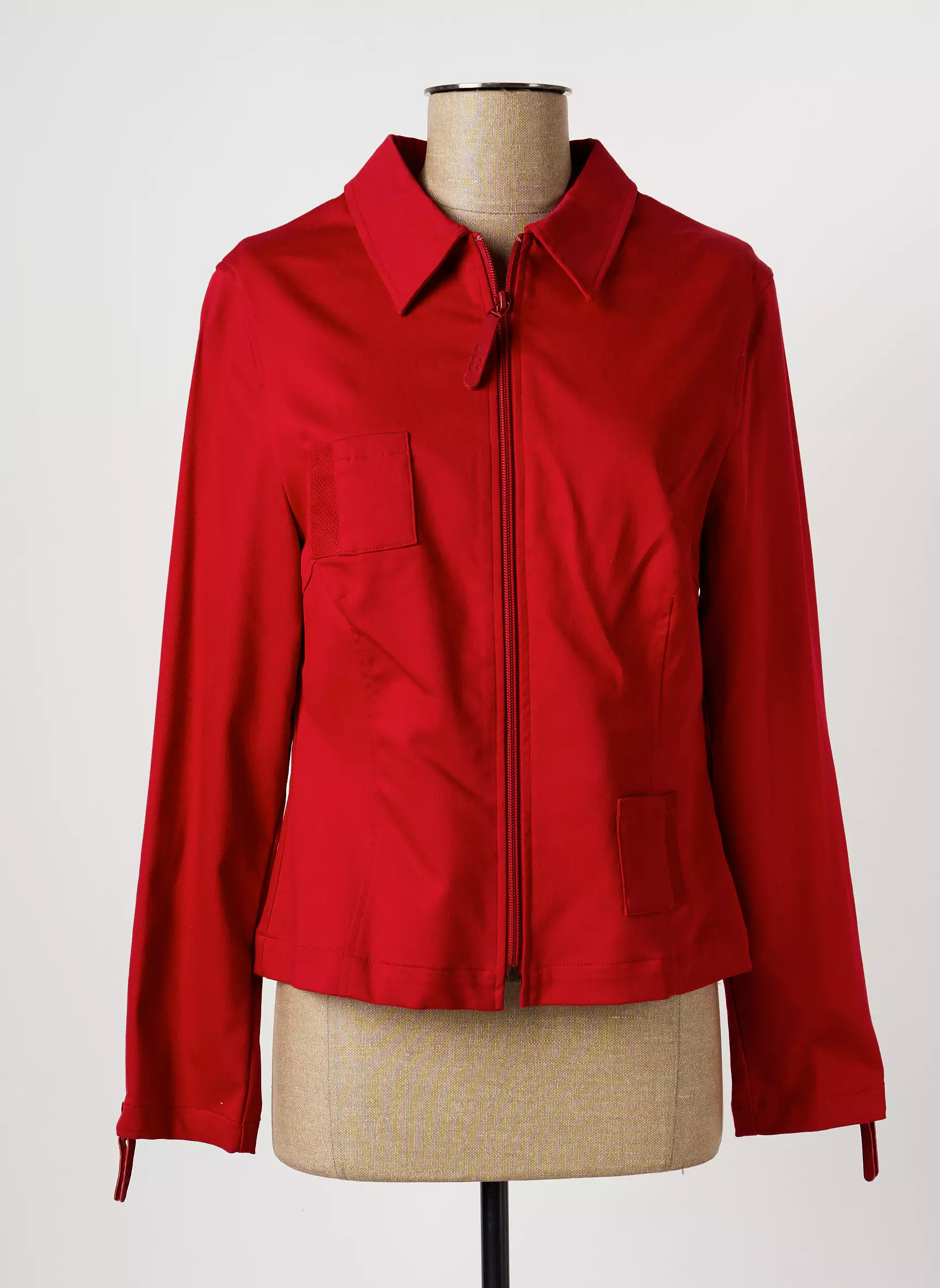 Carnet De Bord Vestecasual Femme couleur rouge