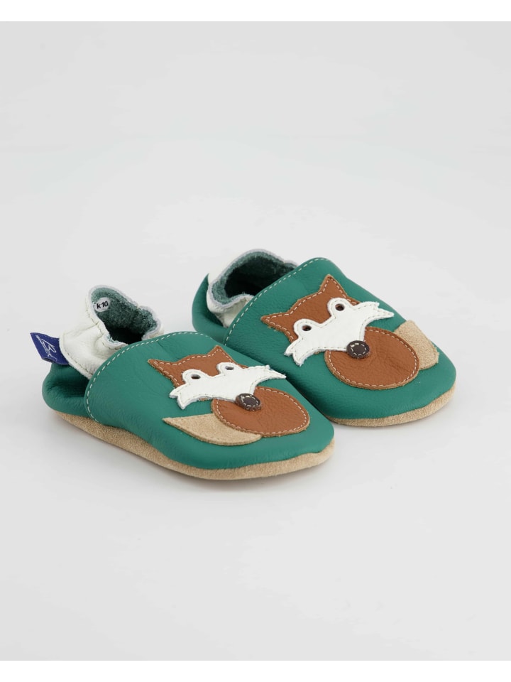 Beck Krabbelschuhe in Grün günstig kaufen