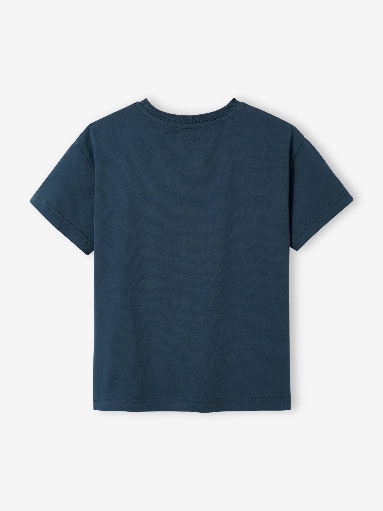 T-shirt à sequins garçon marine