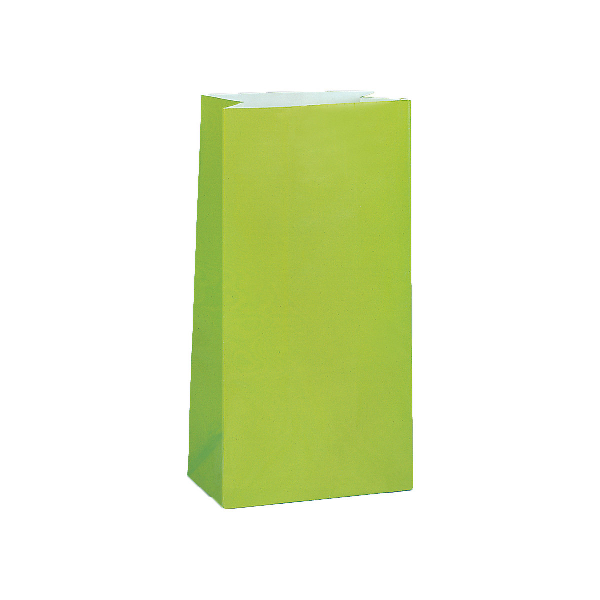 Geschenktüte Mitgebseltüte Hellgrün, Papier, 25,4 x 13,3 cm, 12 Stück