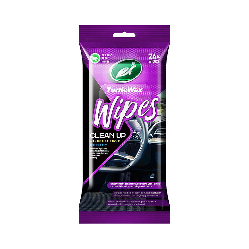 Turtle Wipes clean-up Flatpack, Turtle Wax