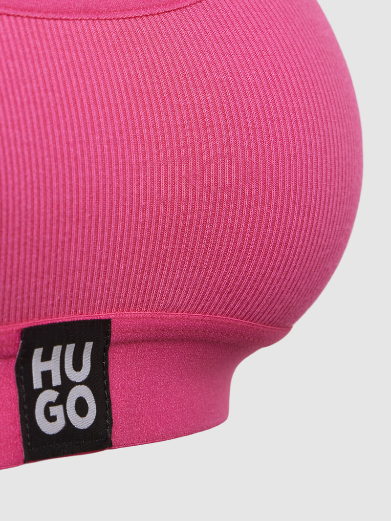Bralette mit Label-Detail in pink