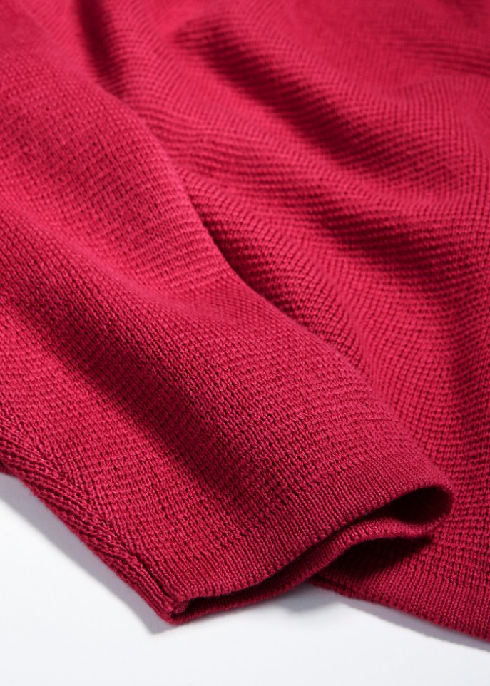 Essential Milano Rib Pullover mit Rundhals