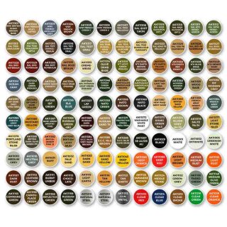 AK Paint Set - The Best 120 Colors For AFV (120)