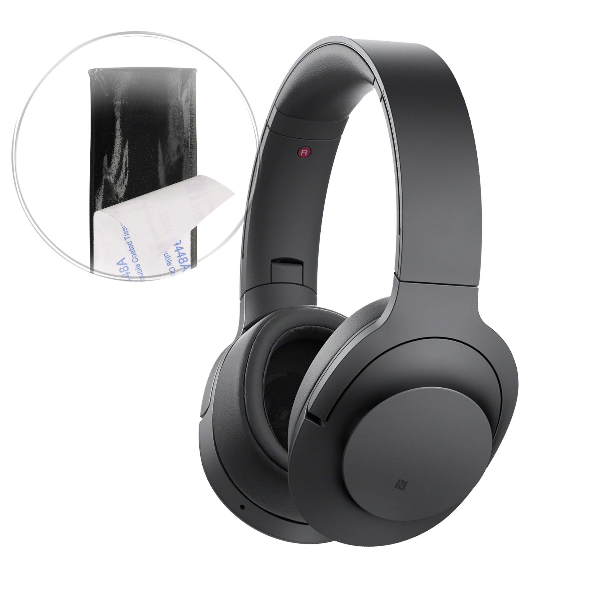 kwmobile Bügelpolster Bügelpolster für Sony MDR-100ABN / WH-H900N, Kunstleder Kopfbügel Polster für Overear Headphones