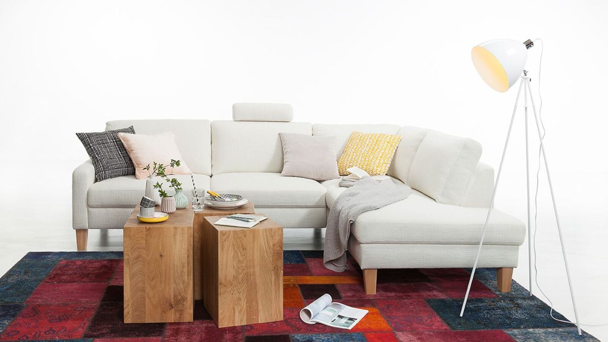 Sofa-Kultur Polstergarnitur Coast Creme