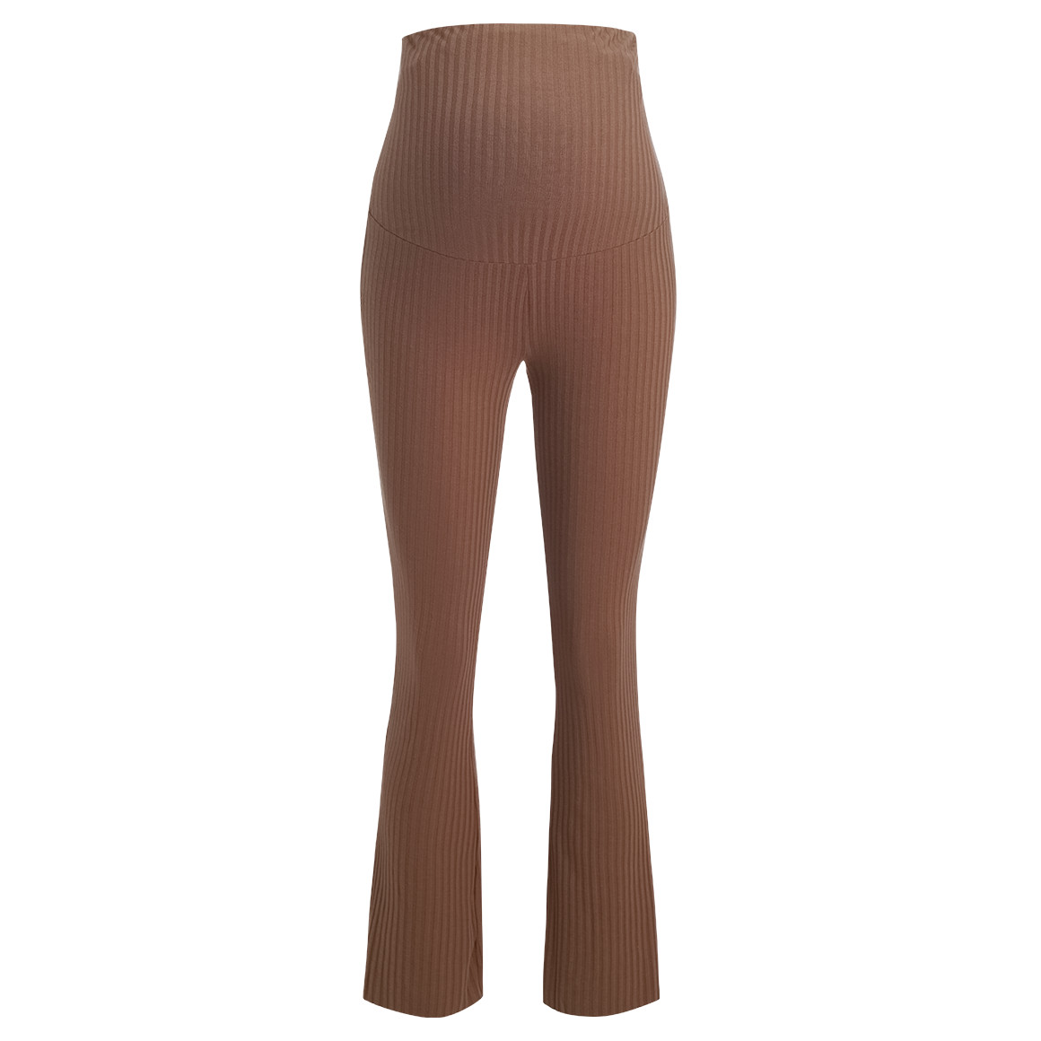 Damen Umstands-Loungehose in Ripp-Optik