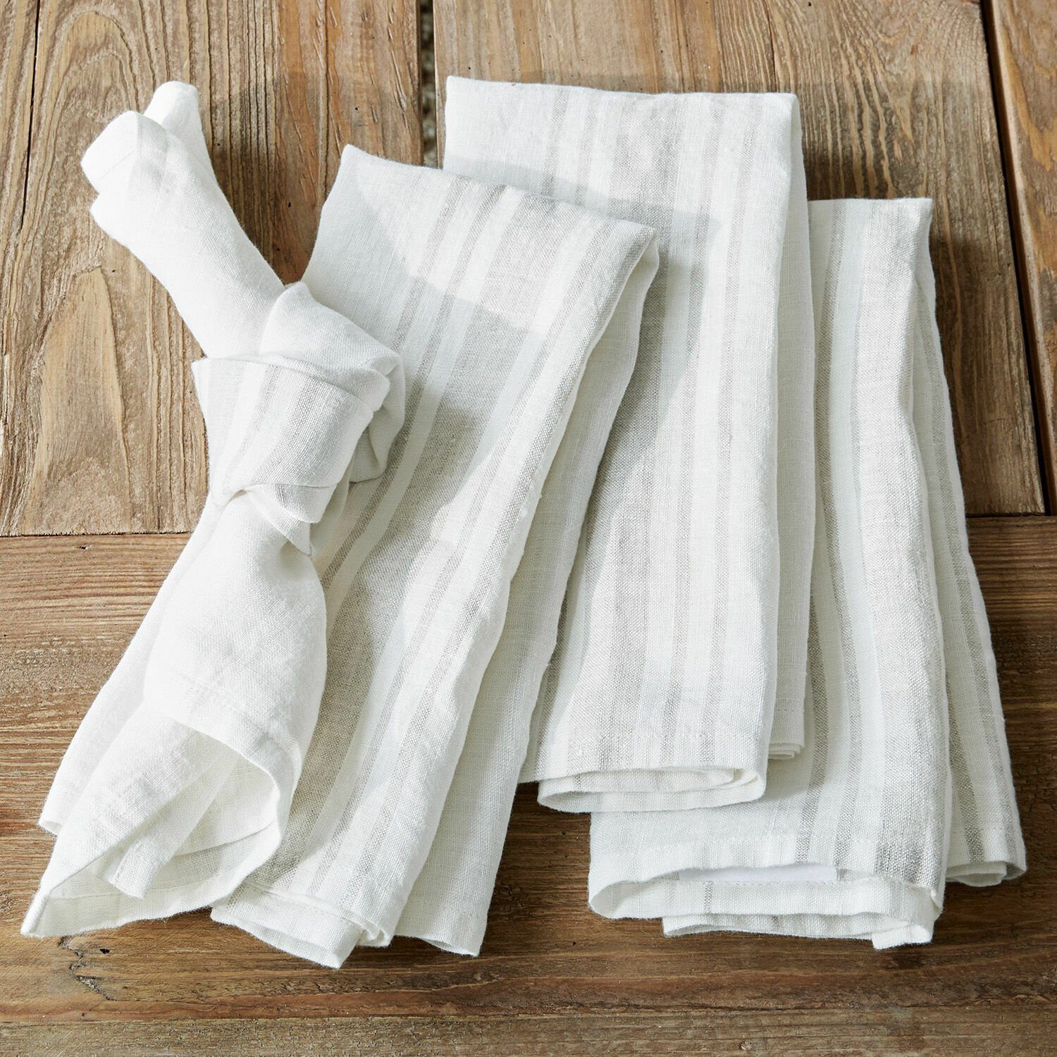Abschirmdecke, Serviette 4er Set Nomain creme, Mirabeau