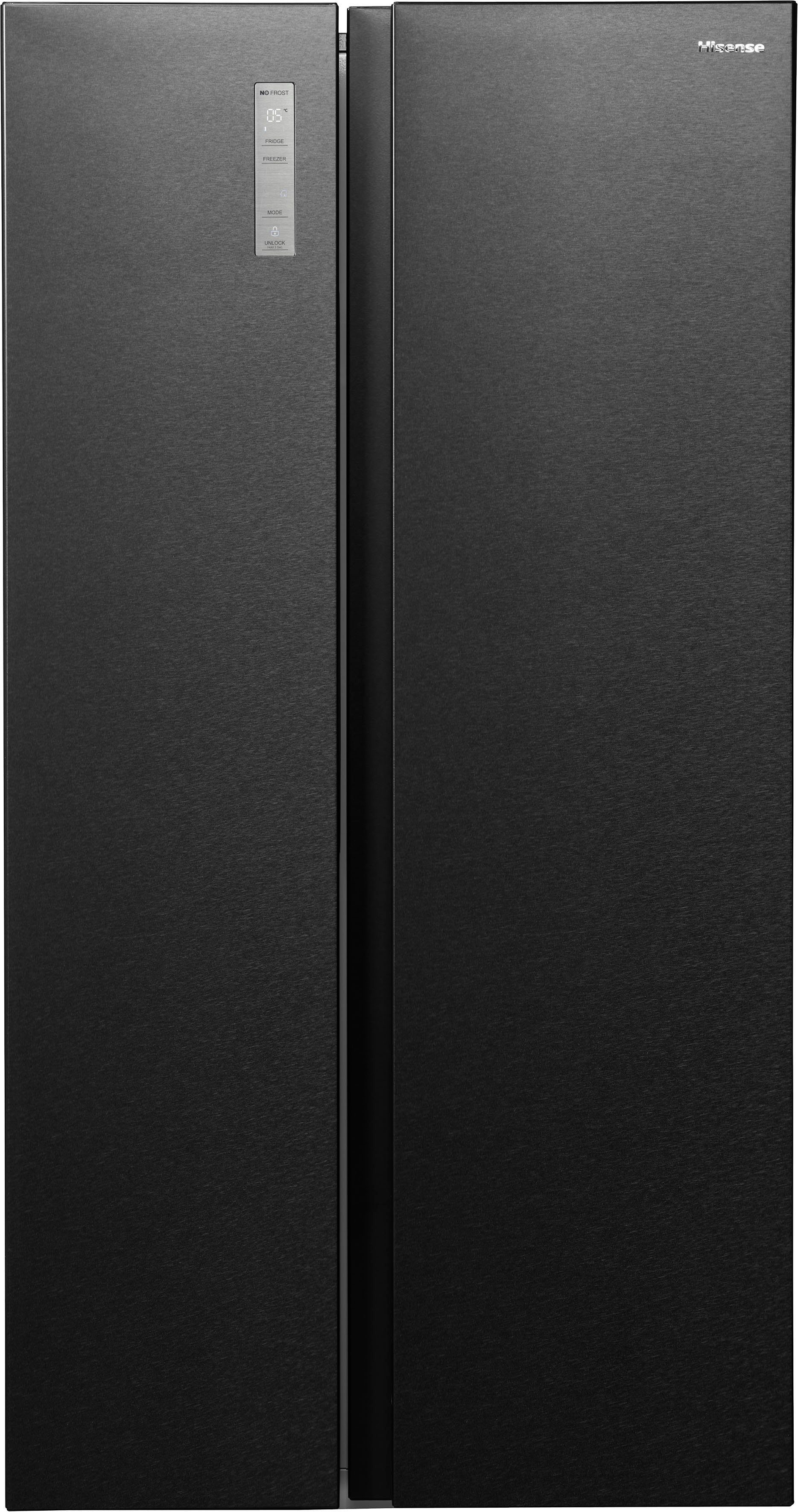 Hisense Side-by-Side RS677N4BFD, 178,6 cm hoch, 91 cm breit