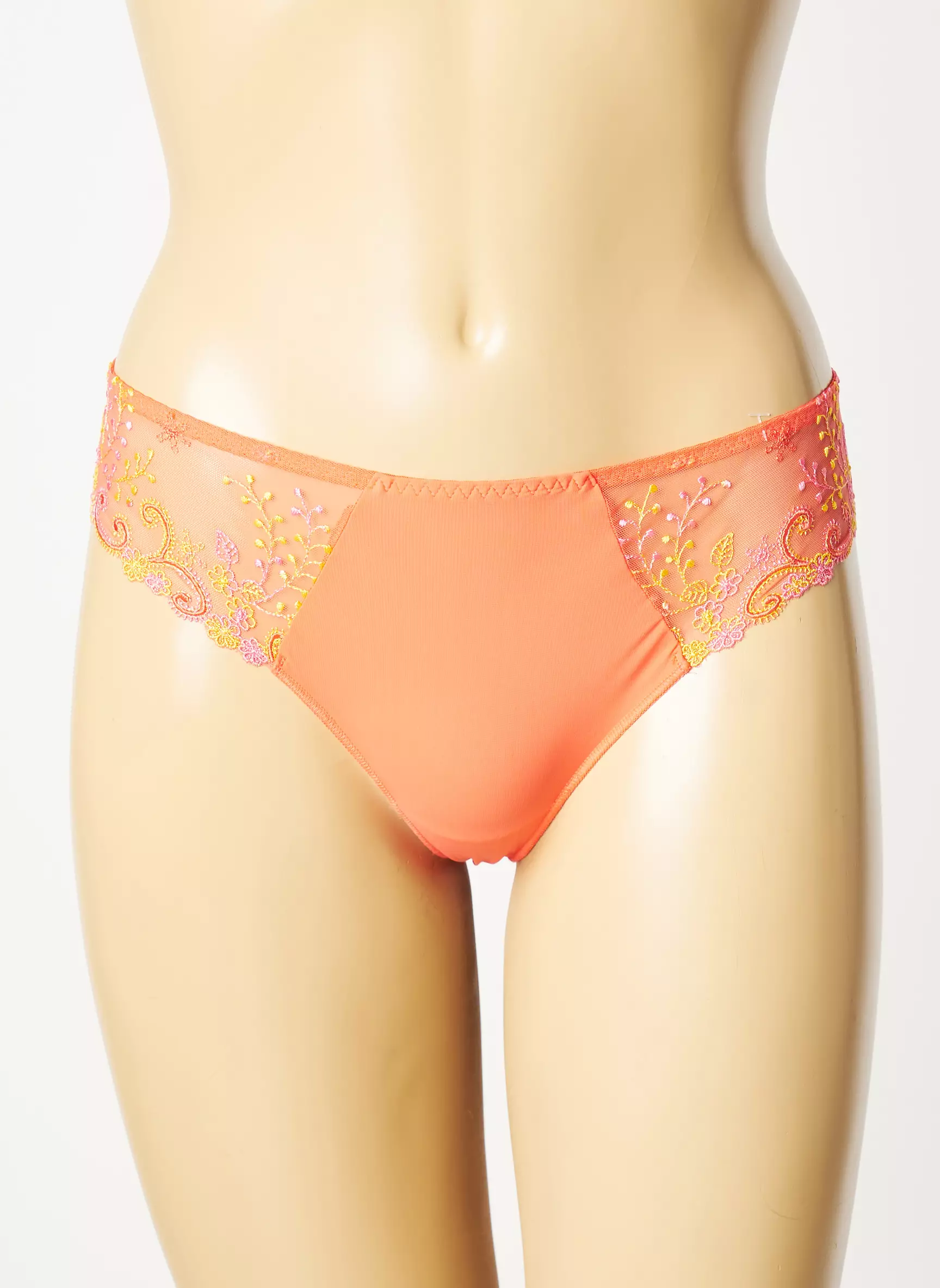 Simone Perele Tanga Femme couleur orange