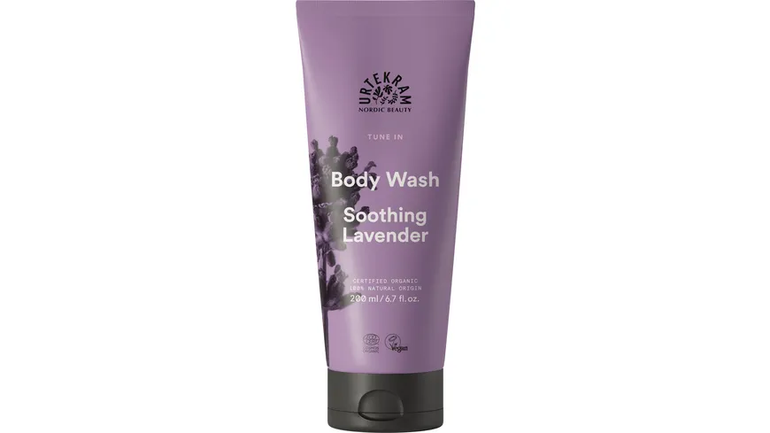 URTEKRAM Tune In Body Wash Soothing Lavender 200 ml
