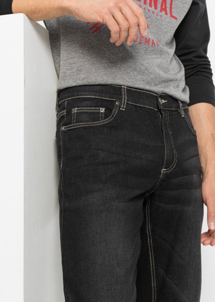 Regular Fit Stretch-Jeans, Tapered