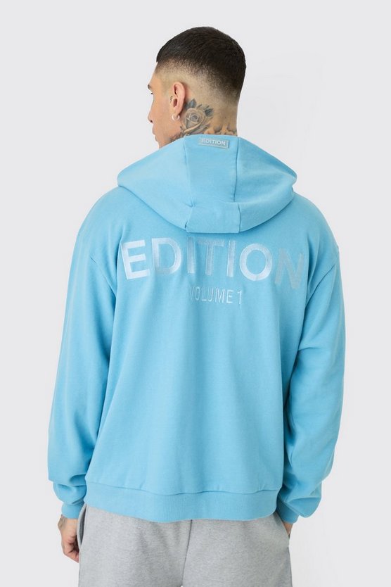 Tall Oversize Hoodie mit Reißverschluss