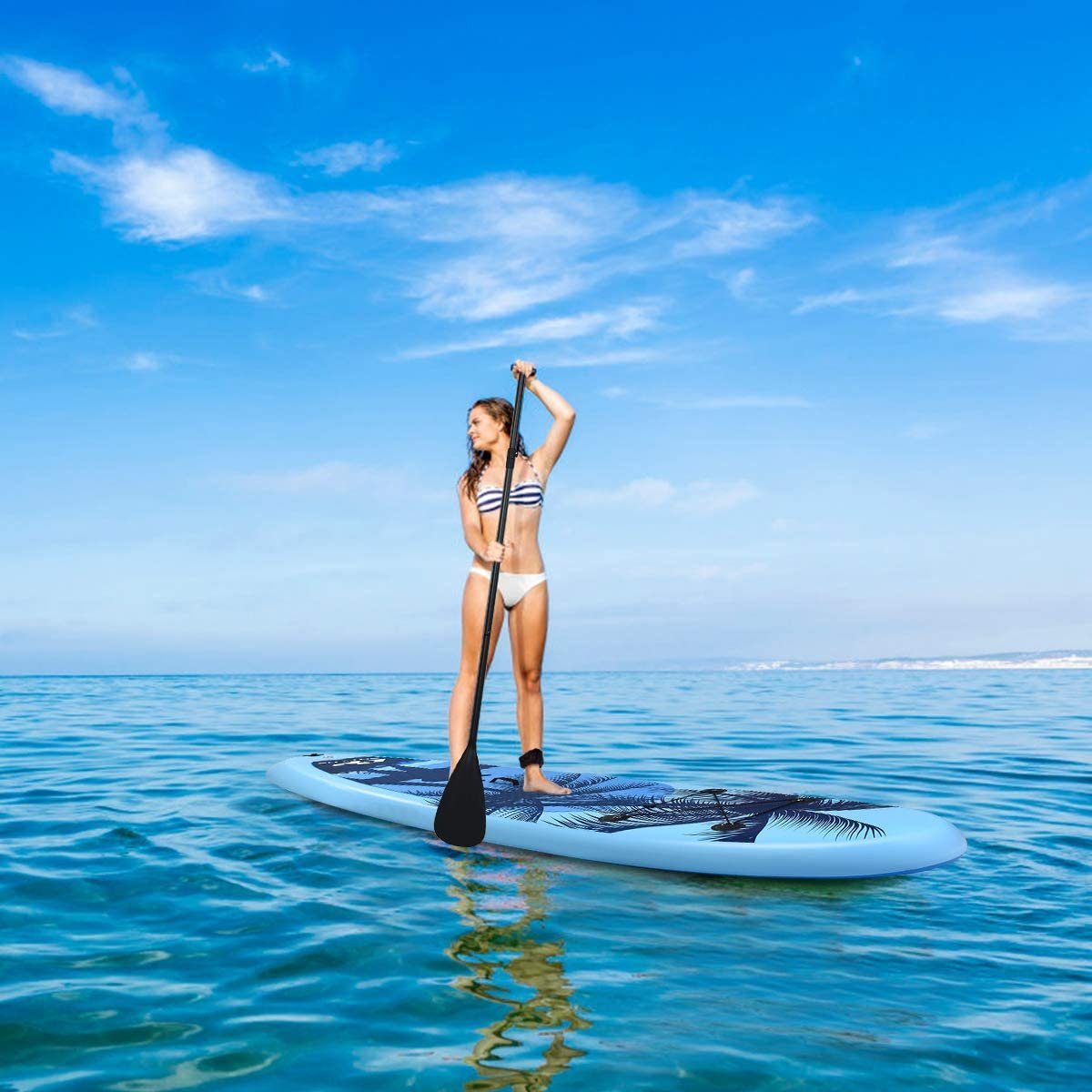 COSTWAY SUP-Board Paddling Board, mit Rucksack, Pumpe, Reparaturset