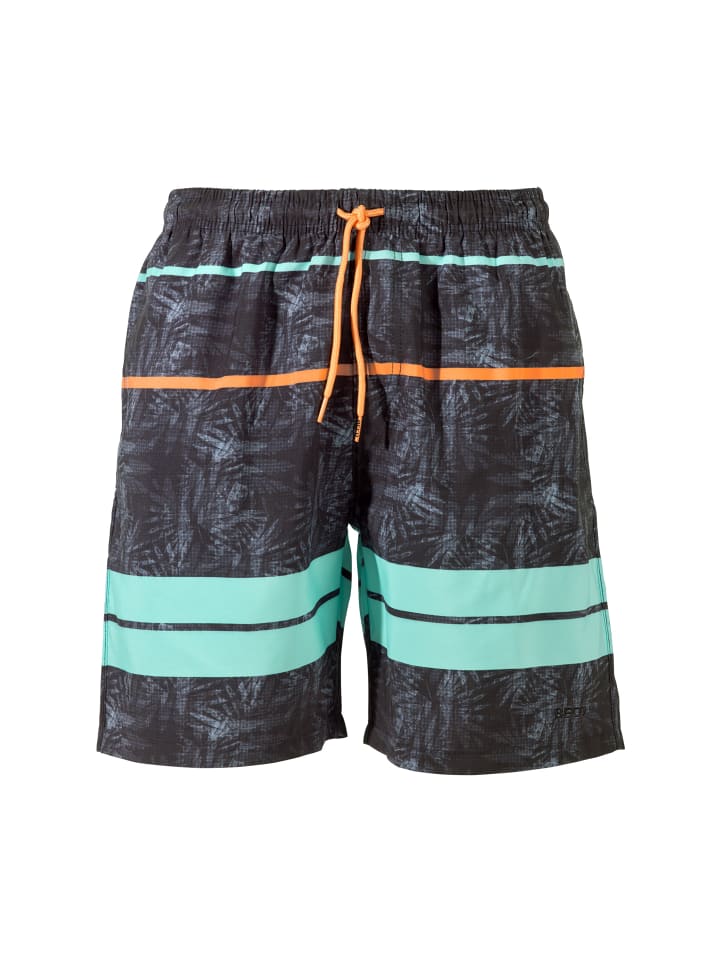 BECO the world of aquasports Badeshorts BEactive Night Jungle Schwimmshorts in schwarz-mehrfarbig günstig kaufen S