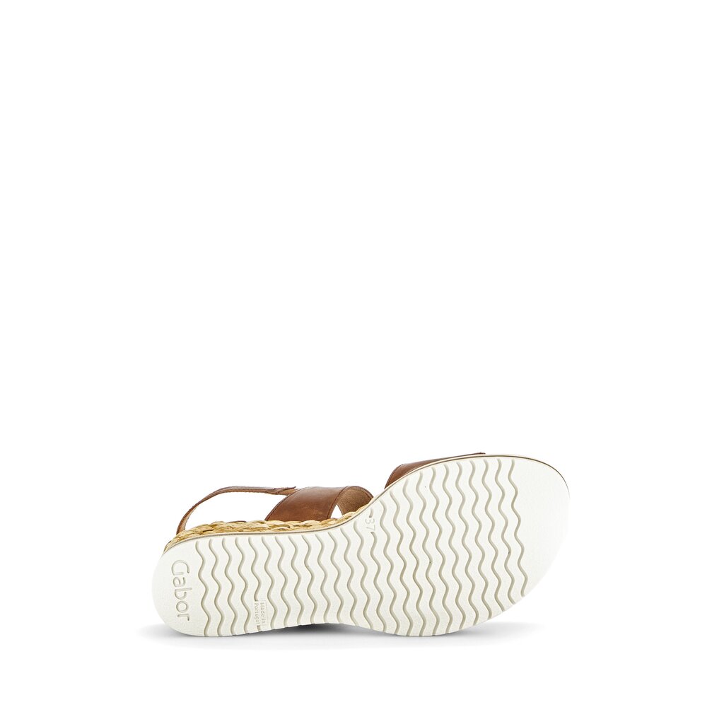 Gabor comfort Keilsandalette braun