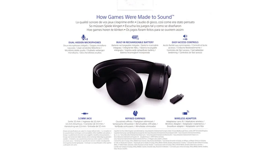 PS5 - PULSE 3D Wireless-Headset Midnight Black