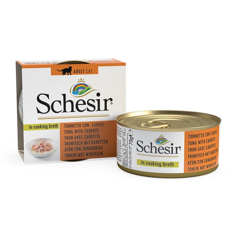 Sparpaket Schesir in Brühe 24 x 70 g zu TOP-Preisen