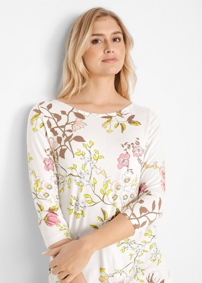Shirt mit Blumendruck
