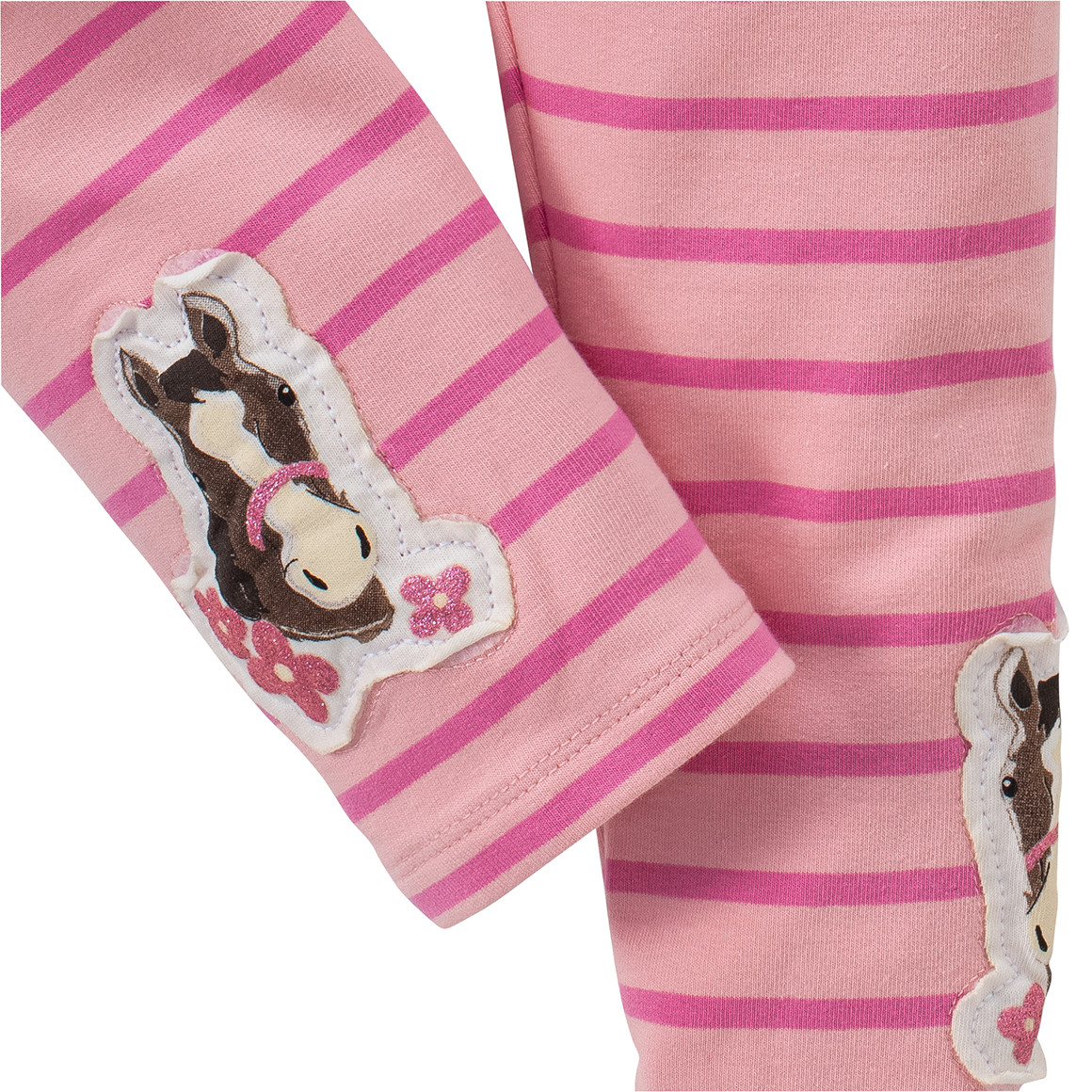 Baby Leggings mit Pferde-Applikation