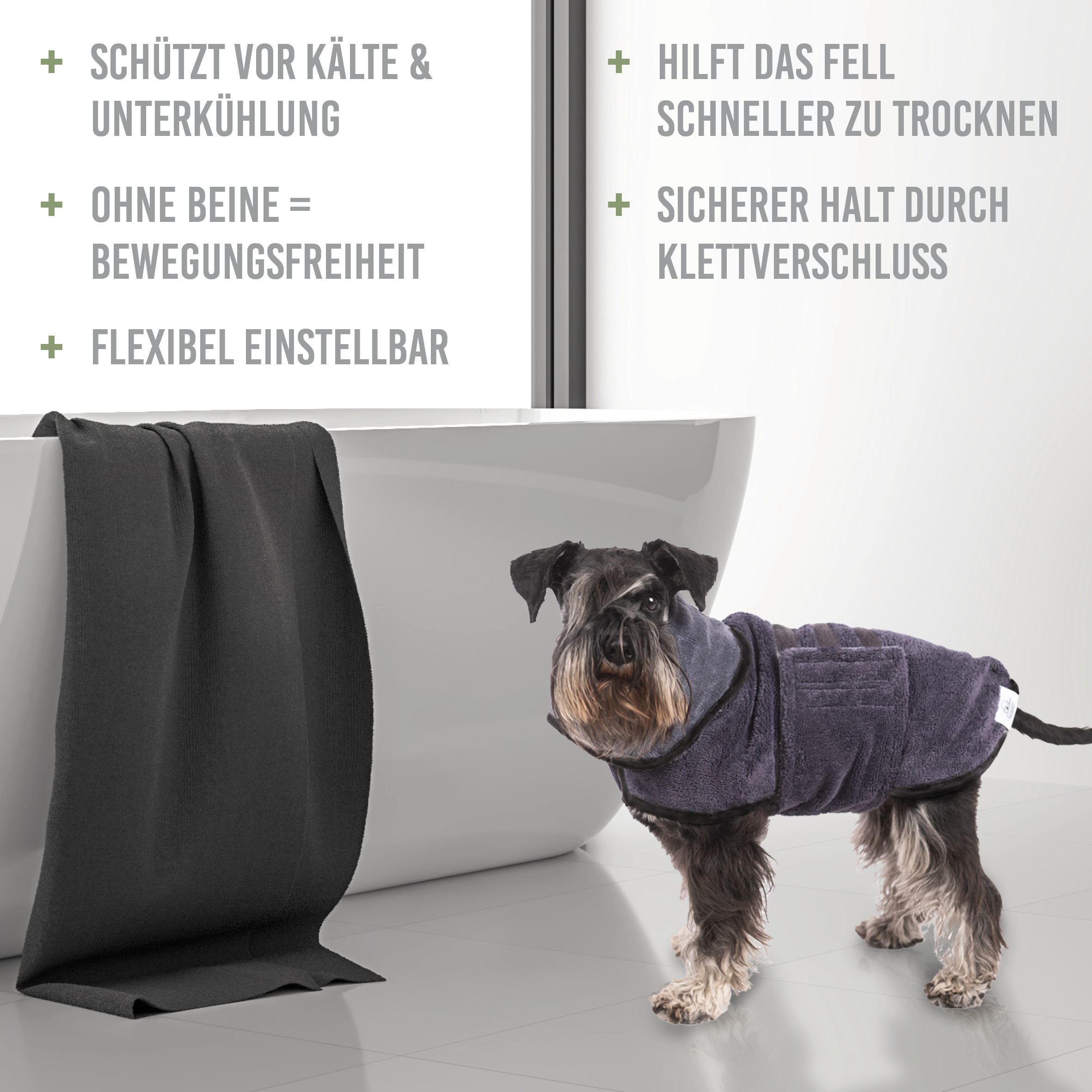 KaraLuna Hundemäntel KaraLuna Bademantel für Hunde M