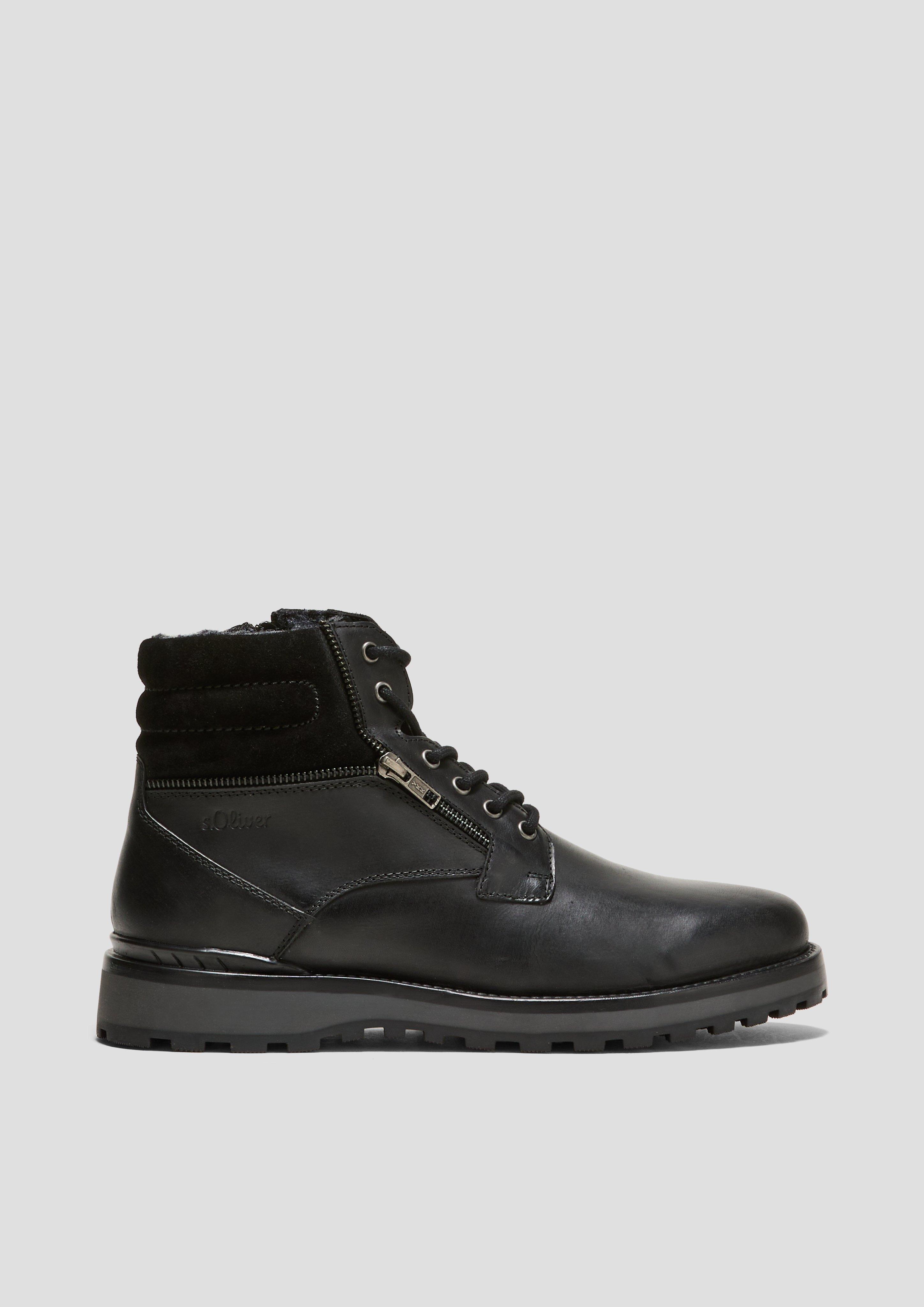 Schnürstiefel aus Echtleder  6008623-001