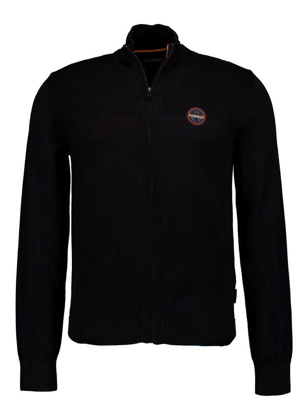NAPAPIJRI, Strickjacke, Baumwolle, schwarz
