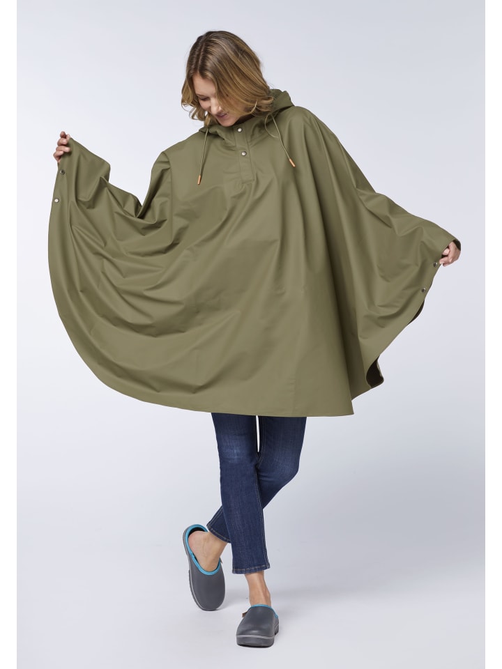 Gardena Regen-Cape in Grün günstig kaufen