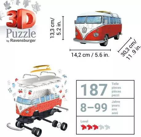 3D Puzzle Volkswagen T1