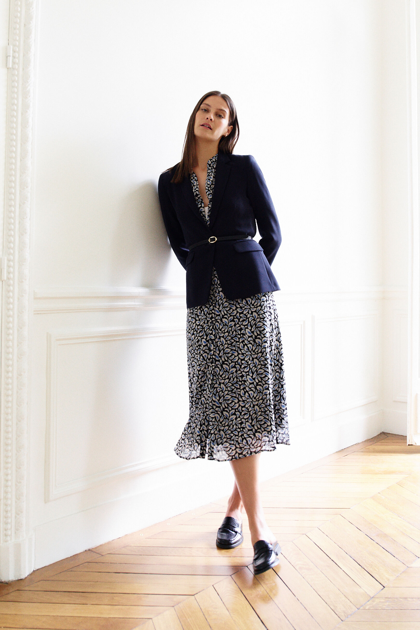 robe naomie bleu marine femme