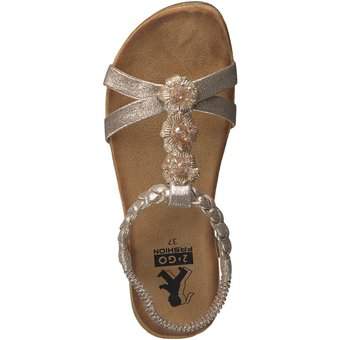 2Go Fashion Sandale in gold