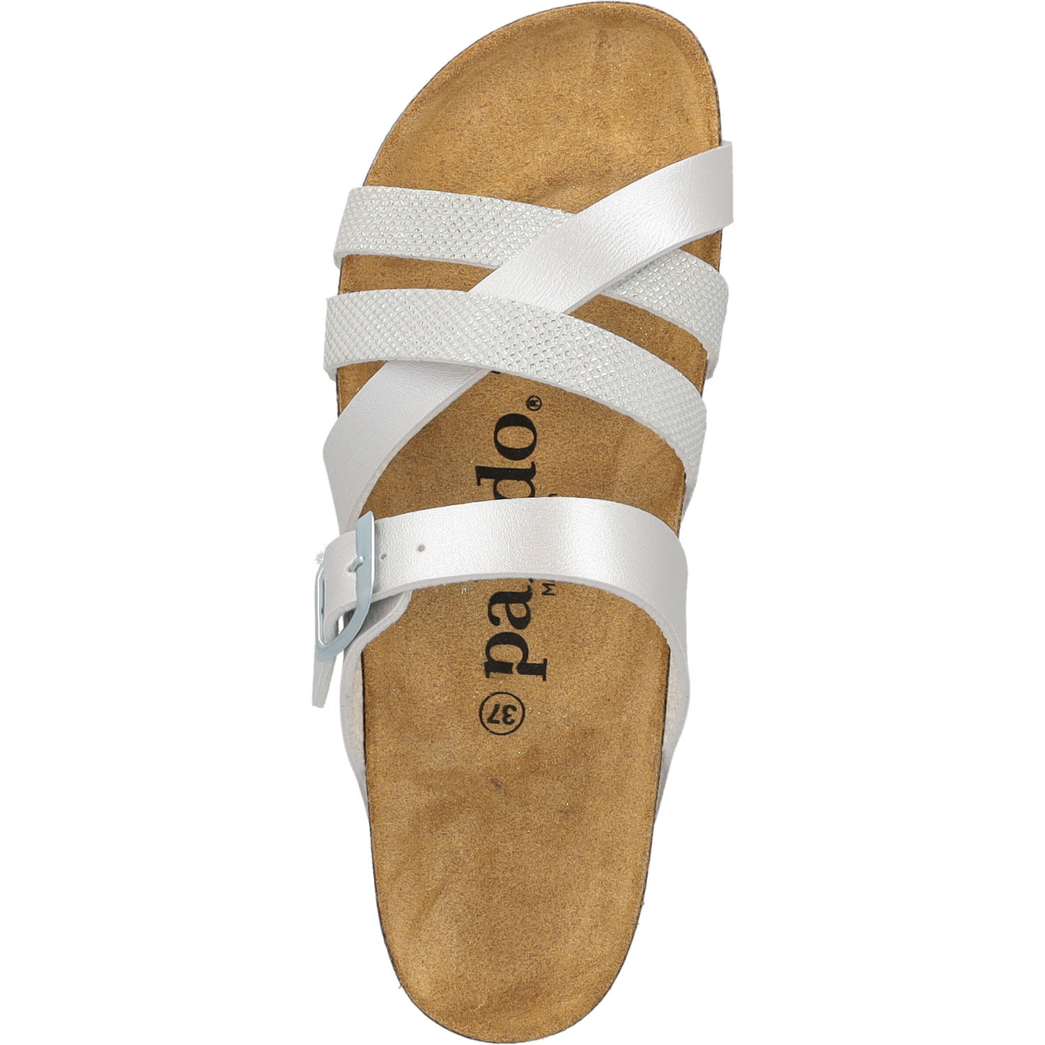 Palado Balmur, Pantoletten, Damen, Weiß Metallic