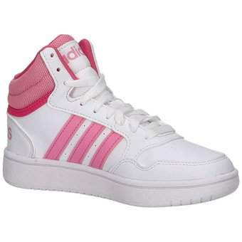 adidas Hoops 3.0 Mid K Sneaker in weiß