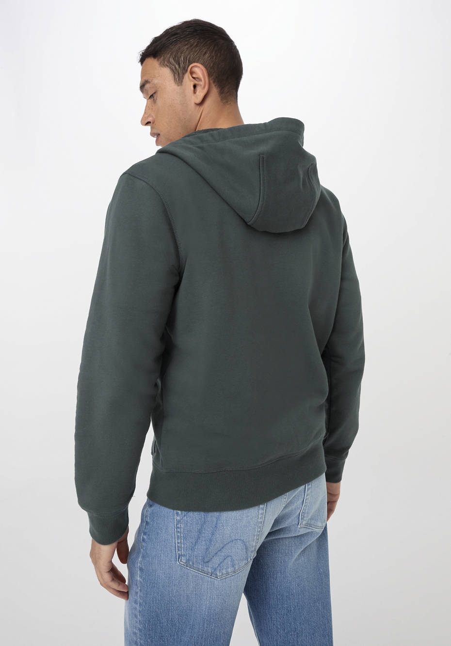 Sweatjacke aus reiner Bio-Baumwolle