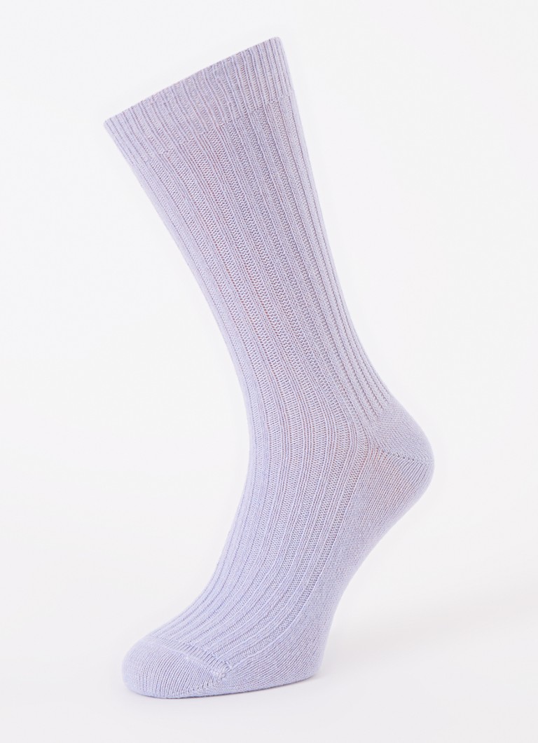 MarcMarcs Rib-knit socks in cashmere blend