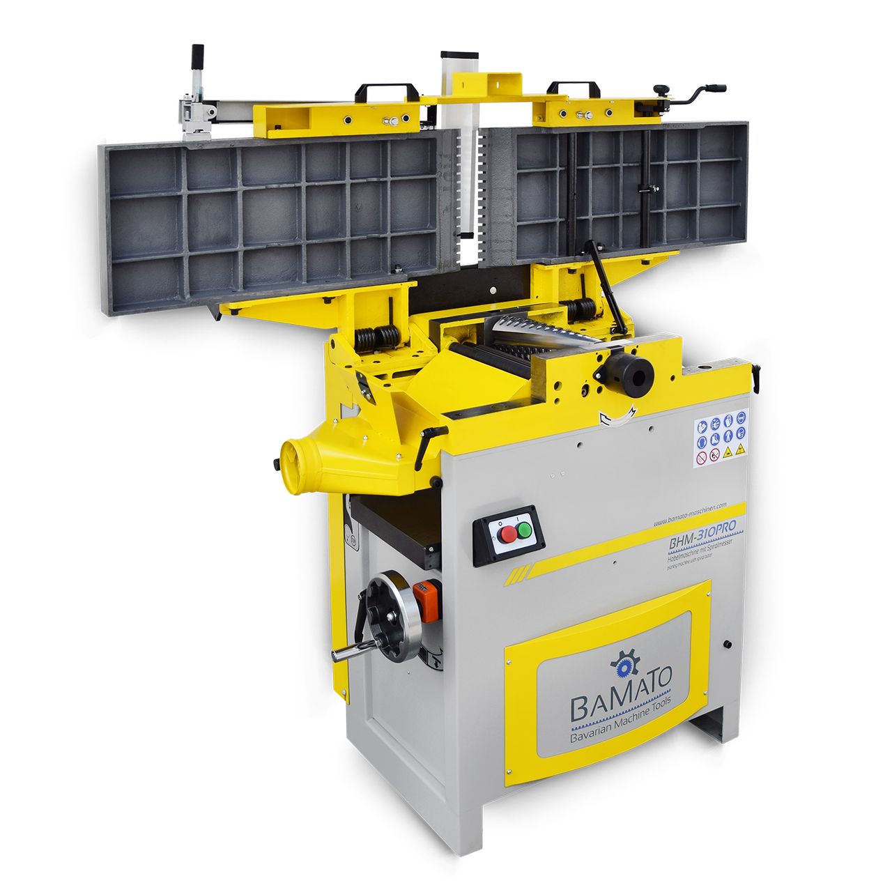 BAMATO Abricht- und Dickenhobelmaschine mit Spiralmesserwelle BHM-310PRO (400V)