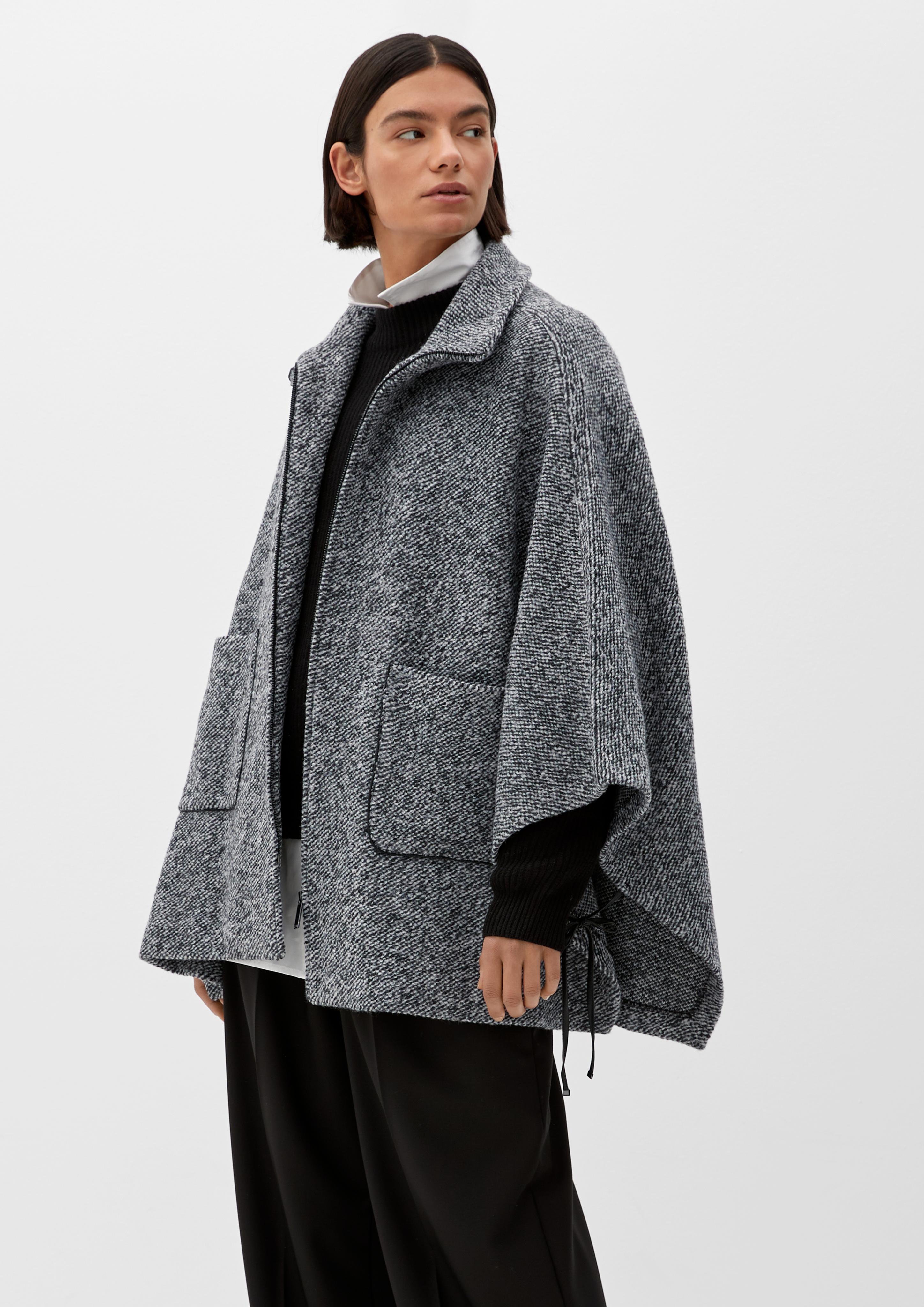 Cape aus Wollmix  2124021-99P0