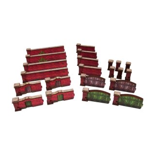 WW2 Normandy Brick Wall (PREPAINTED)