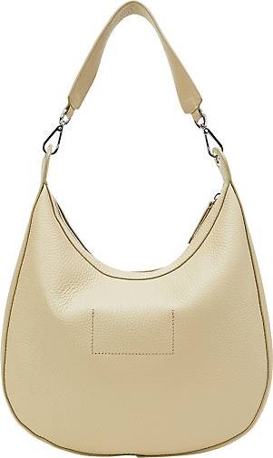 Marc O'Polo Hobo Bag medium aus genarbtem Rindleder