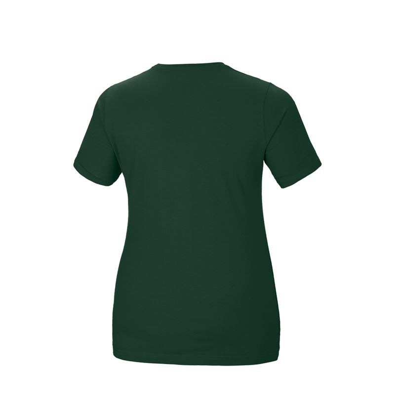 e.s. T-Shirt cotton stretch, Damen, plus fit
