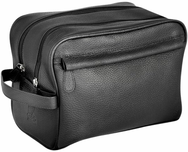 Erbe Solingen Kulturtasche Schwarz Groß Kosmetiktasche