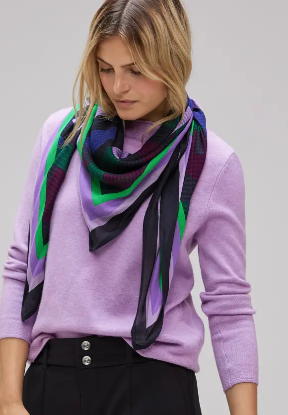 Street One Multicolor Print Tuch