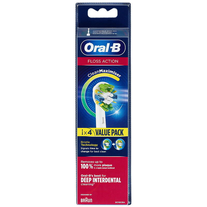 Oral-B Oral-B børstehoder 4-pk, Floss action