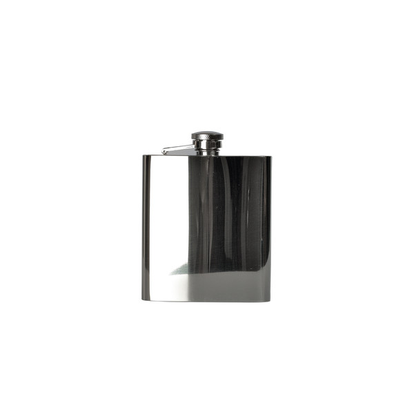 FLACHMANN, ECKIG POLIERT 180 ML - Flachmann