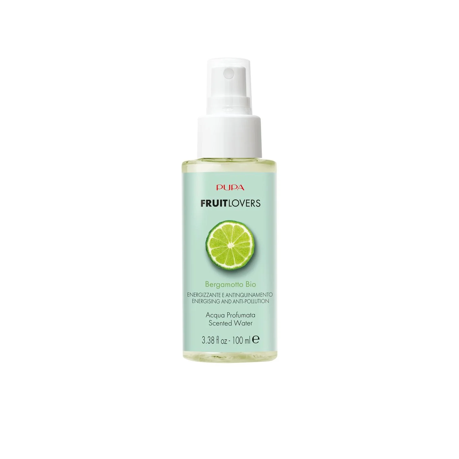 Agua perfumada para tratamientos corporales Fruit Lovers - Bergamota orgánica - Agua aromática