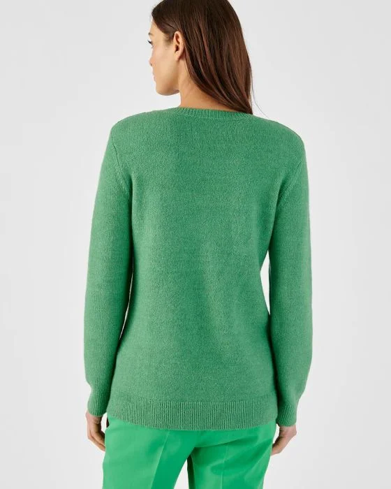Pull maille chaude fantaisie, manches longues Thermolactyl
