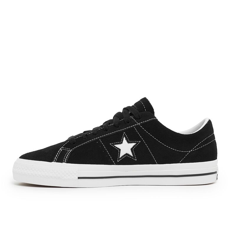 Converse Cons One Star Pro Suede black/black/white