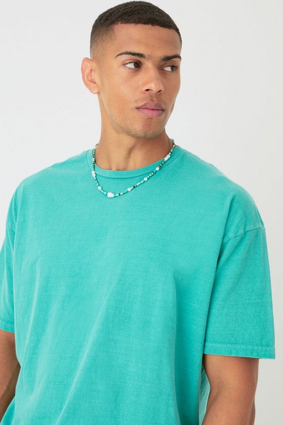Oversize T-Shirt mit floralem Print